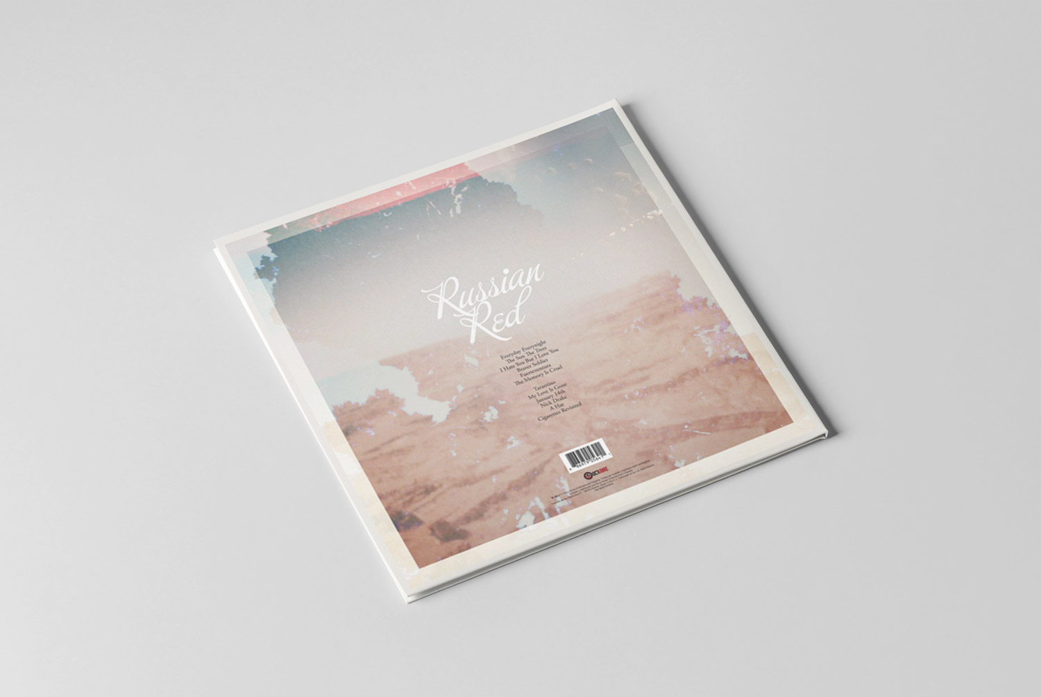 Russian Red Fuerteventura vinyl, design by Diego Delgado